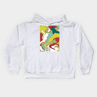 Liquid Abstract 4 Kids Hoodie